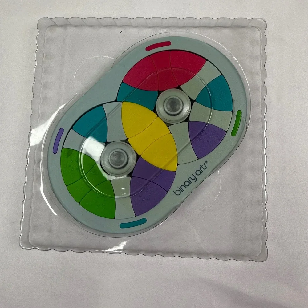 Vintage 1996 Binary Arts TurnStile Brain Scramble Puzzle Handheld Logic Game